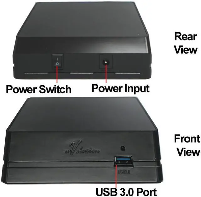 Alt view image 2 of 6 - Avolusion HDDGear 2TB USB 3.0 External Gaming Hard Drive (for PS4, PS4 Slim, PS4 Slim Pro) - 2 Year Warranty