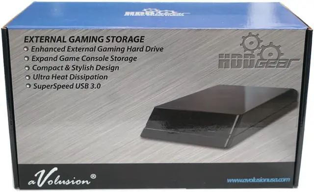 Alt view image 6 of 6 - Avolusion HDDGear 4TB USB 3.0 External Gaming Hard Drive (for PS4, PS4 Slim, PS4 Slim Pro) - 2 Year Warranty