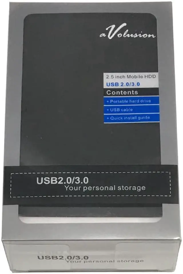 Alt view image 3 of 6 - Avolusion 500GB USB 3.0 Portable External Hard Drive (MacOS Pre-Formatted) HD250U3-Z1 - Retail w/2 Year Warranty