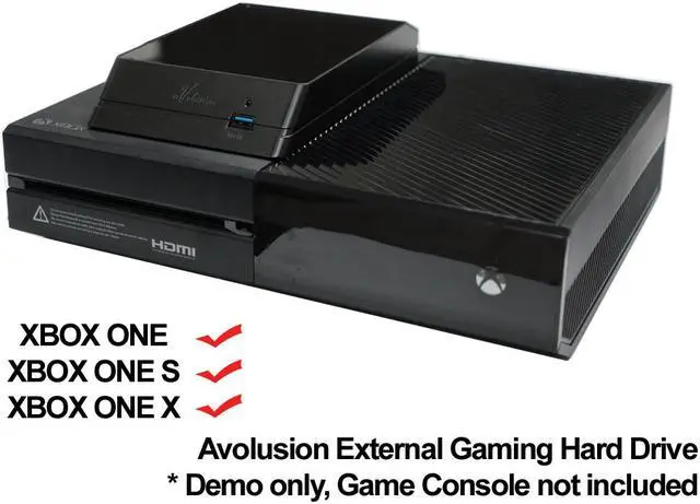 Alt view image 4 of 5 - Avolusion HDDGear 3TB USB 3.0 External Gaming Hard Drive (for XBOX ONE, XBOX ONE S, XBOX ONE X) - 2 Year Warranty