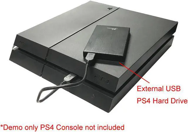 Alt view image 5 of 7 - Avolusion HD250U3 1TB USB 3.0 Portable External Gaming PS4 Hard Drive (PS4 Pre-Formatted) - Retail w/2 Year Warranty