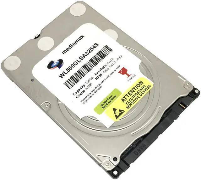 Main image of WL 500GB 32MB Cache 5400RPM SATA III (6.0Gb/s) 7mm 2.5" Notebook Hard Drive - 1 Year Warranty