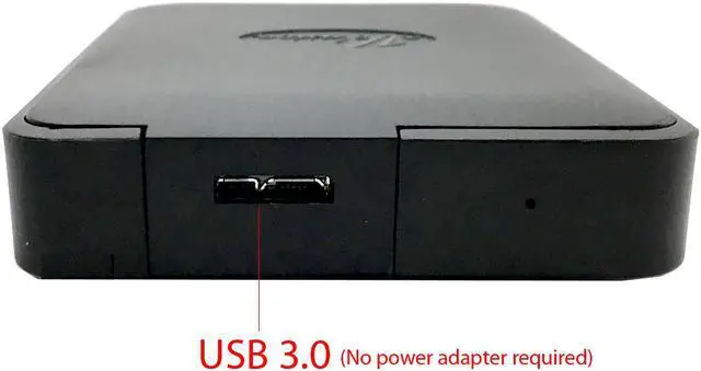 Alt view image 5 of 6 - Avolusion 1TB USB 3.0 Portable External XBOX One Hard Drive (XBOX One Pre-Formatted) HD250U3-X1-1TB-XBOX