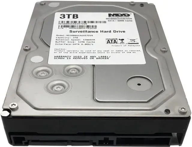 Alt view image 4 of 5 - MaxDigitalData 3TB 32MB Cache 5700PM SATA 6.0Gb/s 3.5" Internal Surveillance CCTV DVR Hard Drive (MD3000GSA3257DVR) - 2 Year Warranty