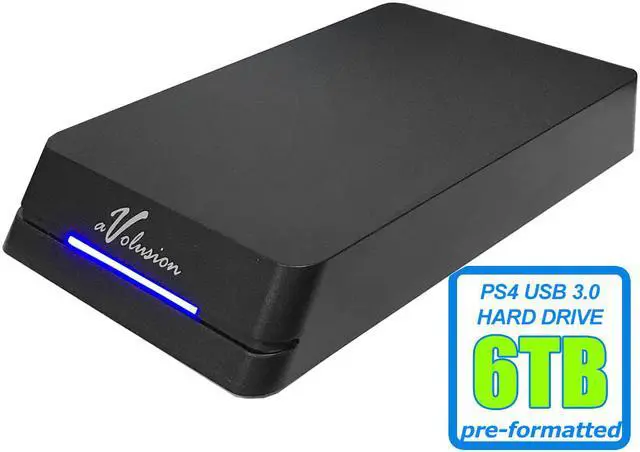 Main image of Avolusion HDDGear Pro 6TB (6000GB) 7200RPM 64MB Cache USB 3.0 External Gaming Hard Drive (Designed for PS4 Pro, Slim, Original) - 2 Year Warranty