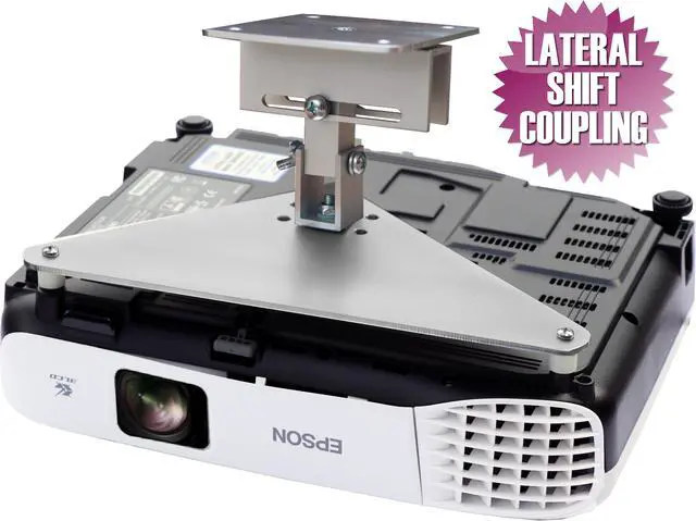 Main image of Projector Ceiling Mounts Direct, LLC. - EPSON-PLE20-SLOTTED - Projector Mount Compatible with Epson PowerLite E20 W49 X49 EX3280 EX5280 EX7280 Pro Projector Models
