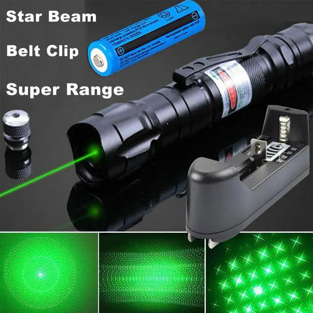 Main image of Rechargeable 990Mile Green Laser Pointer Pen 532nm Star Beam Light Visible Lazer