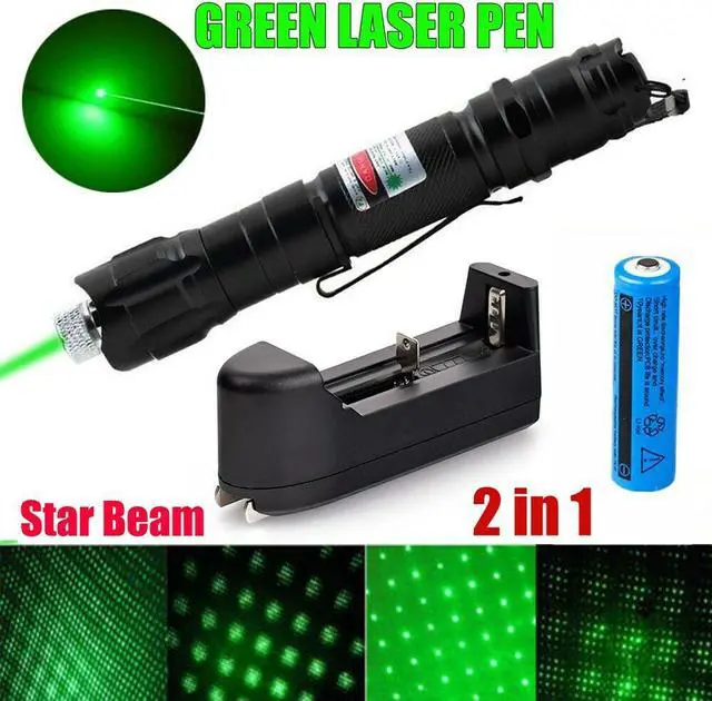 Alt view image 2 of 5 - Rechargeable 990Mile Green Laser Pointer Pen 532nm Star Beam Light Visible Lazer