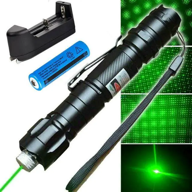 Alt view image 4 of 5 - Rechargeable 990Mile Green Laser Pointer Pen 532nm Star Beam Light Visible Lazer