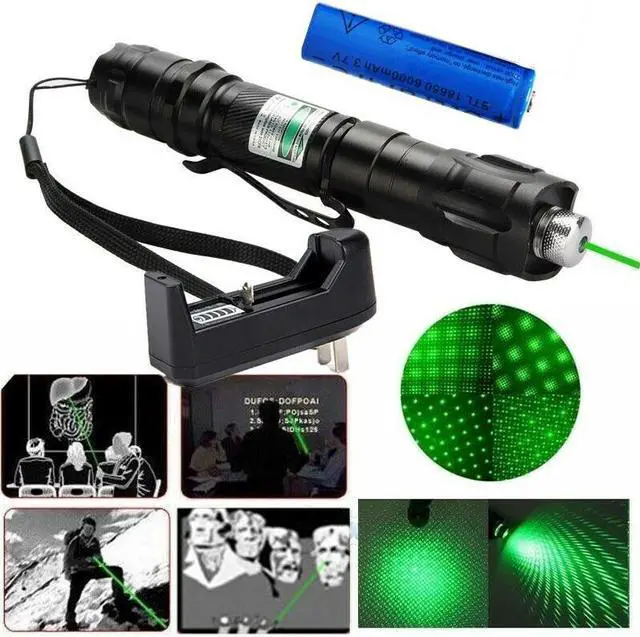 Alt view image 3 of 5 - Rechargeable 990Mile Green Laser Pointer Pen 532nm Star Beam Light Visible Lazer