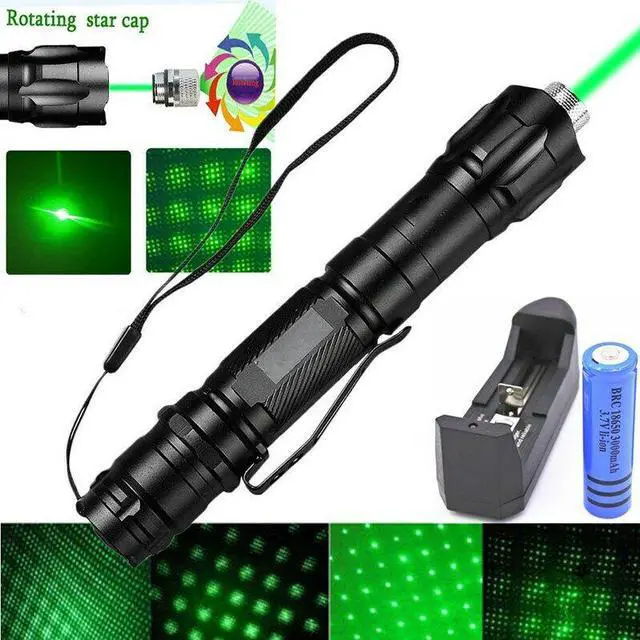 Alt view image 5 of 5 - Rechargeable 990Mile Green Laser Pointer Pen 532nm Star Beam Light Visible Lazer