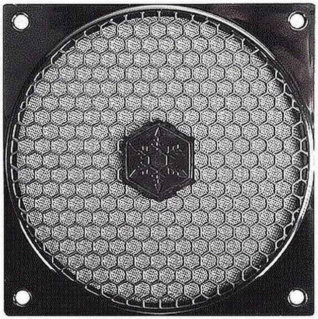 Main image of Black SilverStone SST-FF121B ABS Fan Grill/ Filter Kit for 120mm Case Fan