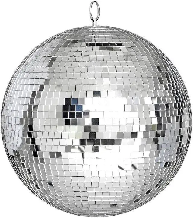Main image of Large 12" Mirror Glass Disco Ball DJ Dance Home Party Bands Club Stage Lighting