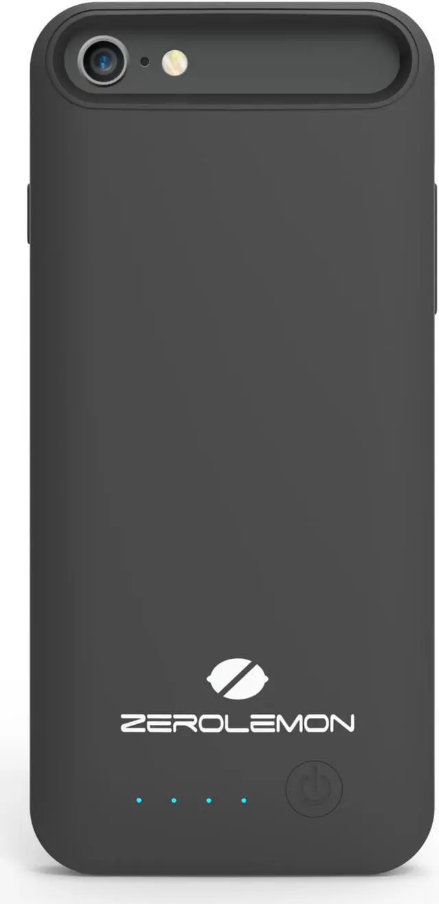 Alt view image 3 of 4 - iPhone 6/6s Plus Battery Case, ZeroLemon 4000mAh Slim Juicer Double Layer Extended Battery Charging Case for iPhone 6/6s Plus 5.5 inch -Black