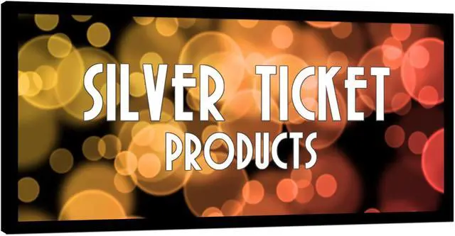 Main image of STR-235138 Silver Ticket 138" Diagonal 2.35:1 Cinema Format (6 Piece Fixed Frame) Projector Screen White Material