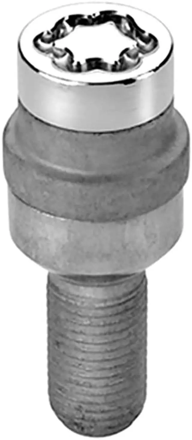 Alt view image 7 of 16 - McGard 28020 Chrome Bolt Style Radius Seat Lock Bolt Set (M14 x 1.5)