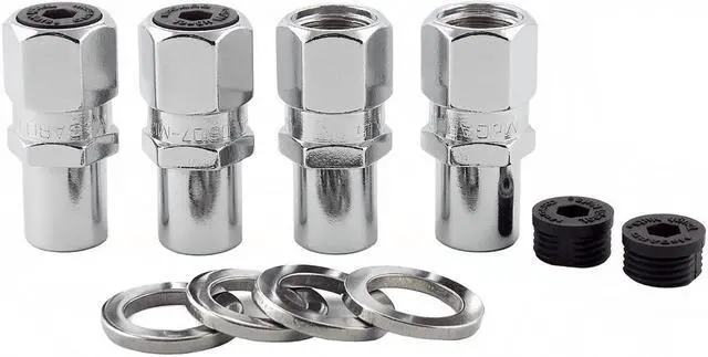 Alt view image 3 of 7 - McGard 61006 Chrome Racing Regular .746" Shank Style Lug Nut Set (7/16"-20)