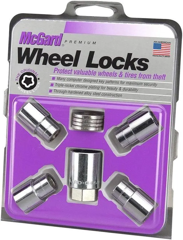 Alt view image 4 of 13 - McGard 21153 Chrome Regular Shank Wheel Lock Set (M12 x 1.25)