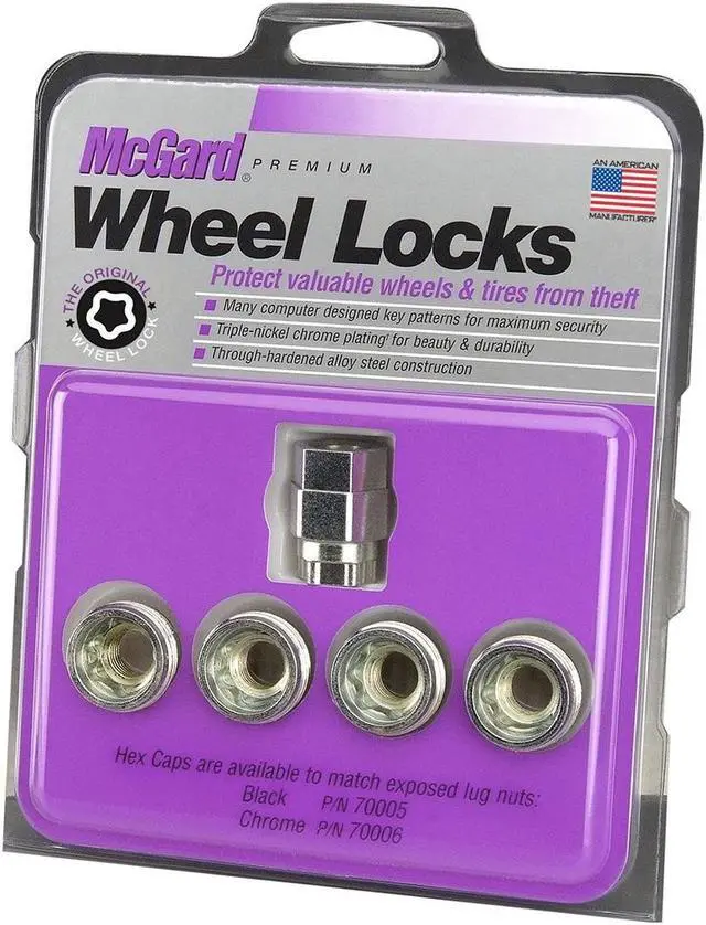 Alt view image 3 of 7 - McGard 24011 Cone Seat- Under Hub Cap Wheel Lock Set (7/16"-20)