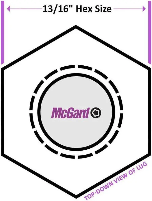 Alt view image 9 of 13 - McGard 21120 Chrome Regular Shank Wheel Lock Set (1/2"-20)