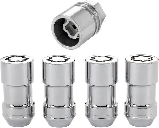 Alt view image 4 of 13 - McGard 24234 Chrome Cone Seat Wheel Lock Set (9/16"-18)