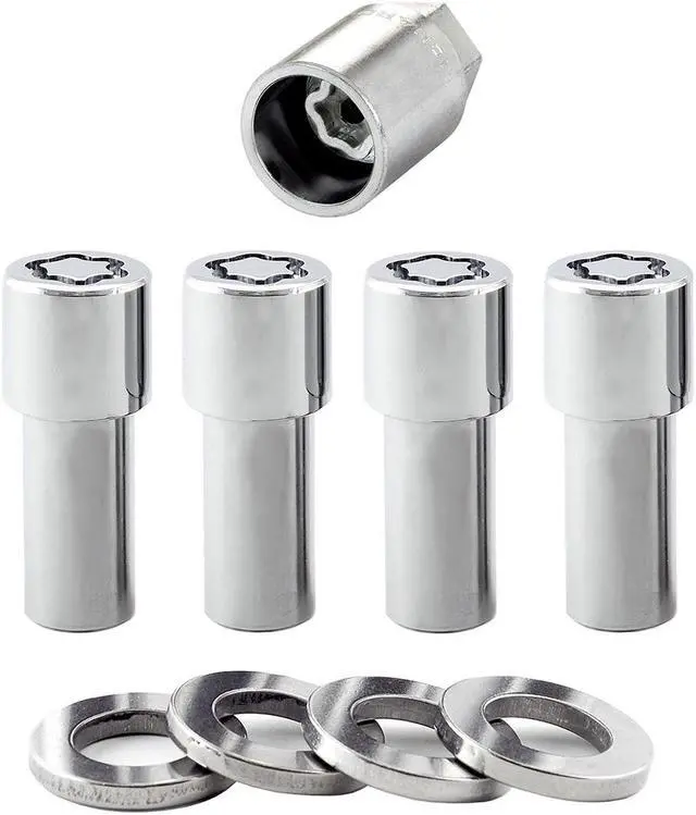 Alt view image 7 of 10 - McGard 23180 Chrome Extra Long Shank Wheel Lock Set (7/16"-20)