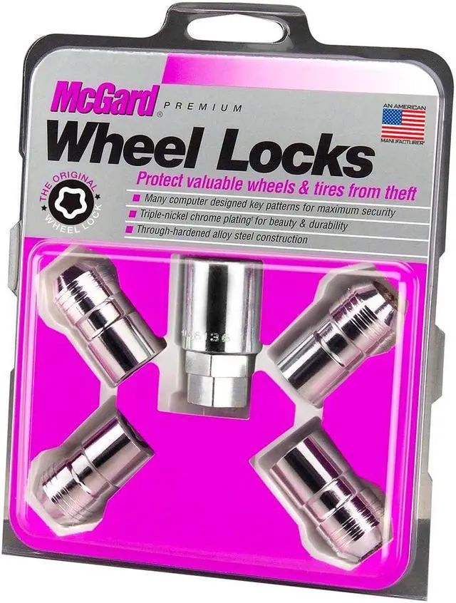 Alt view image 8 of 20 - MCGARD Chrome 14 mm x 1.50 Thread Cone Seat Premium Wheel Lock 4 pc P/N 24215