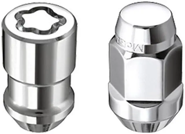 Alt view image 6 of 9 - McGard 84563 Jeep Wrangler Chrome Bulge Cone Seat Wheel Install Kit (1/2"-20)