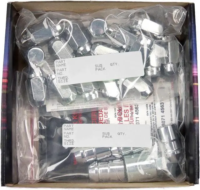 Alt view image 4 of 5 - McGard 84457 Chrome Cone Seat Wheel Installation Kit; 4 Lug (M12 x 1.5)