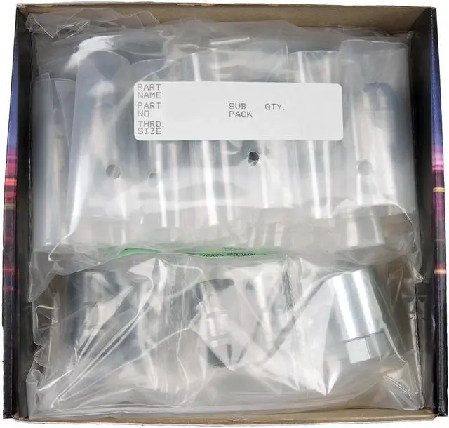 Alt view image 7 of 12 - McGard 84551 Chrome/Black Bulge Cone Seat Wheel Install Kit; 5 Lug (1/2"-20)