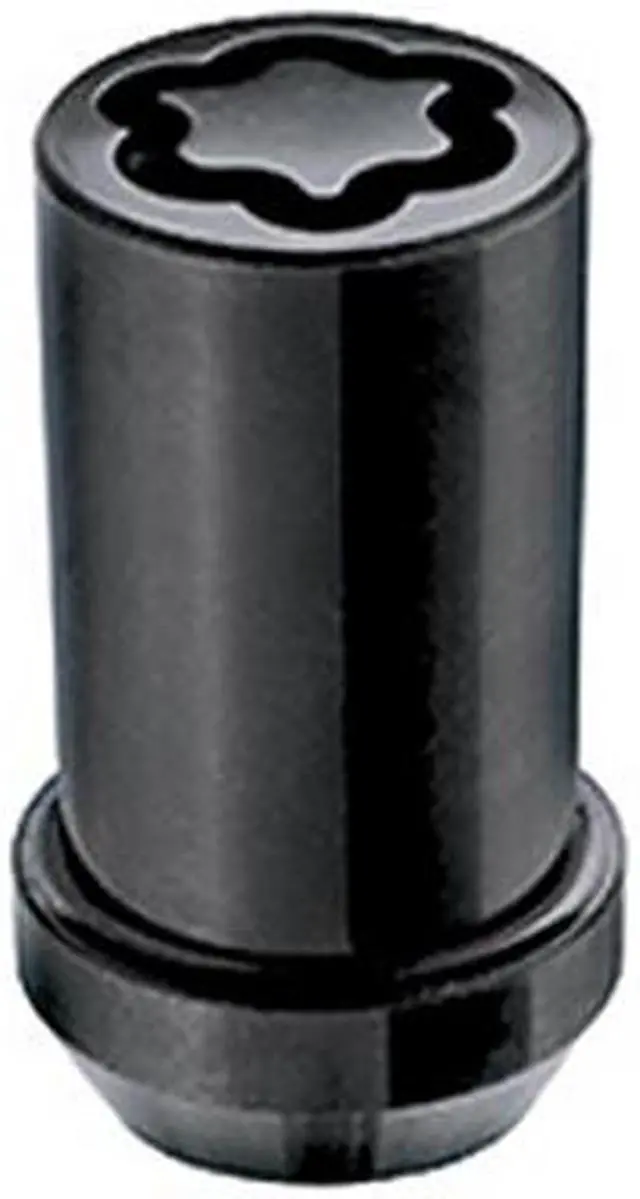 Alt view image 2 of 9 - McGard 25540BK Black Chrome Tuner Cone Seat Wheel Lock Set - 1/2"-20 (13/16")