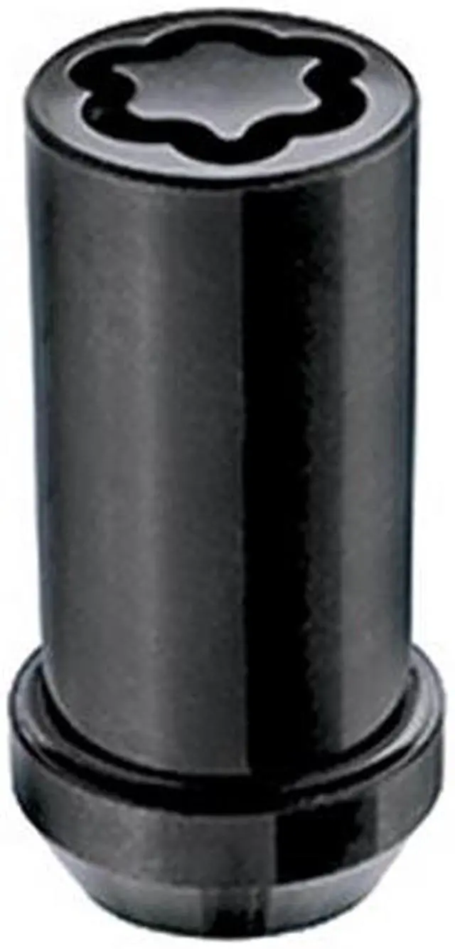 Alt view image 4 of 13 - McGard 25112 Black Chrome Tuner Cone Seat Wheel Lock Set - M14x1.5 (1")
