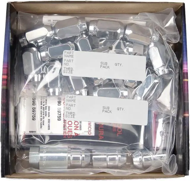 Alt view image 4 of 6 - McGard 84562 Jeep Wrangler Chrome Cone Seat Wheel Install Kit (1/2"-20)