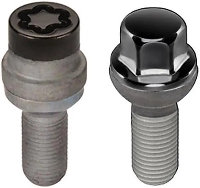 Alt view image 2 of 4 - McGard 68032BK Black Chrome Bolt Wheel Install Kit - M14x1.5 (17mm)