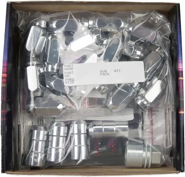 Alt view image 7 of 7 - McGard 84508 Chrome Cone Seat Wheel Installation Kit; 5 Lug (9/16"-18)