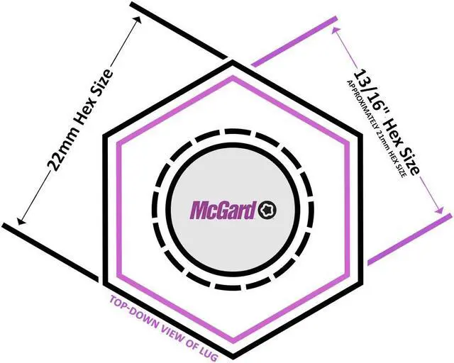 Alt view image 12 of 20 - MCGARD Chrome 14 mm x 1.50 Thread Cone Seat Premium Wheel Lock 4 pc P/N 24215