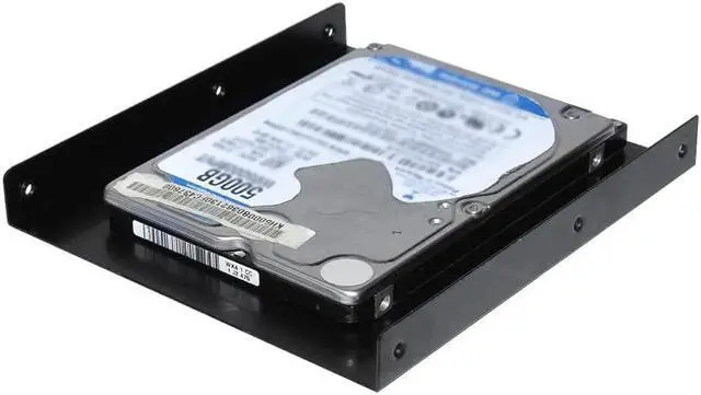 Alt view image 5 of 7 - SSD Metal Mounting Bracket 2.5 to 3.5 Hard Drive Bracket Kit Adapter SSD HDD Holder with Screws (2 Pack)