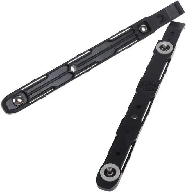 Alt view image 3 of 6 - 4 Pack Chassis Hard Drive Mounting Plastic Rails Black