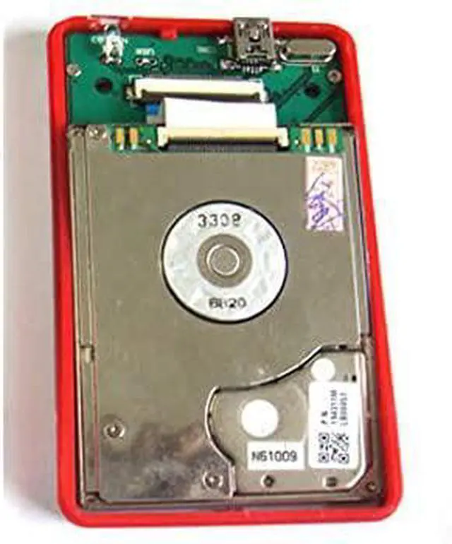 Alt view image 4 of 4 - USB 2.0 External 1.8-Inch 40-Pin ZIF HDD Card with Case