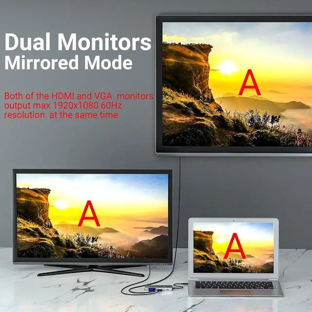 Alt view image 7 of 7 - TDBT USB-C Hub with M.2 SATA SSD Enclosure, Built-in M.2 Hard Drive Slot, HDMI 4K 60Hz + VGA + Ethernet + 100W PD Fast Charging + USB 3.0 Type-C Docking Station, for MacBook Pro 16-inch/Laptop/iPad