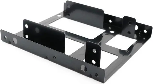 Alt view image 3 of 5 - 2PCS 2.5 inch to 3.5 inch HDD and SSD Dual Converter Bracket Converts 2.5inch Notebook Hard Drive to 3.5inch Desktop Hard Drive Bay Mounting Bracket Adapter