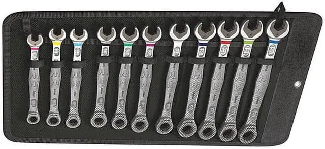 Alt view image 11 of 15 - Wera Combo Wrench St,Steel,Chrome,Standard  05020013001