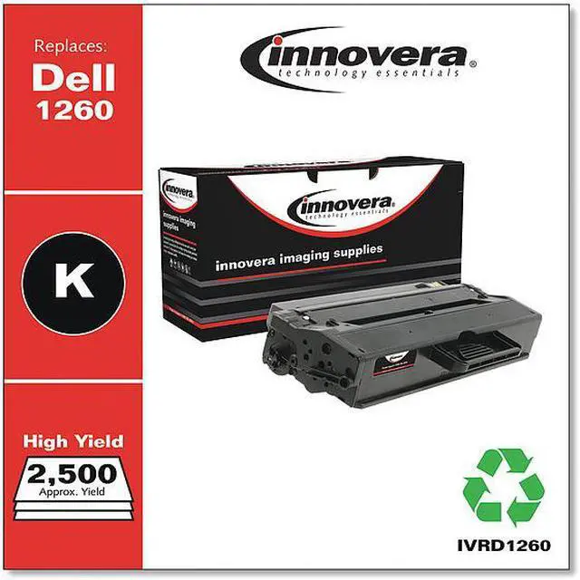 Alt view image 4 of 11 - Innovera D1260 Compatible Reman 331-7328 B-1260 Toner IVRD1260