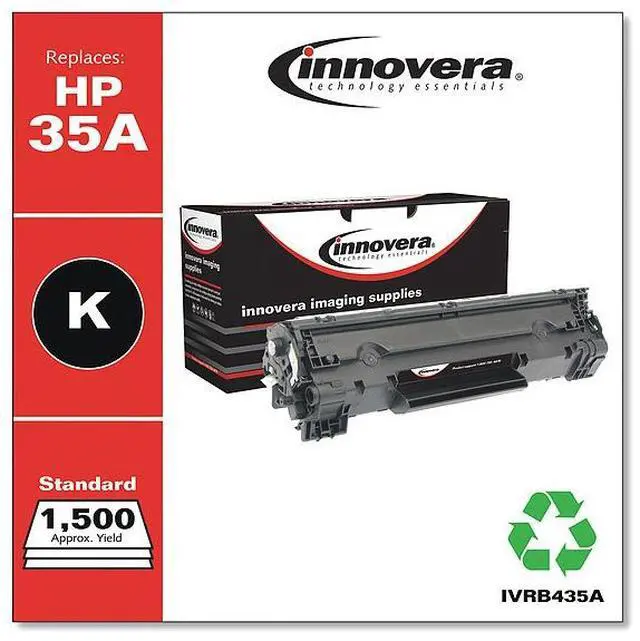 Alt view image 7 of 20 - Innovera Compatible Black Toner Cartridge (Alternative for HP 35A/CB435A)