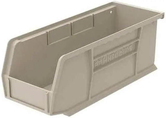Alt view image 2 of 7 - AKRO-MILS 30224STONE Stone Hang and Stack Bin, 10-7/8"L x 4-1/8"W x 4"H