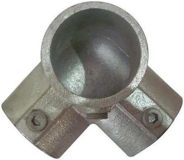 Main image of ZORO SELECT 30LW97 Structural Pipe Fitting, Side Outlet Elbow, Cast Iron, 0.75