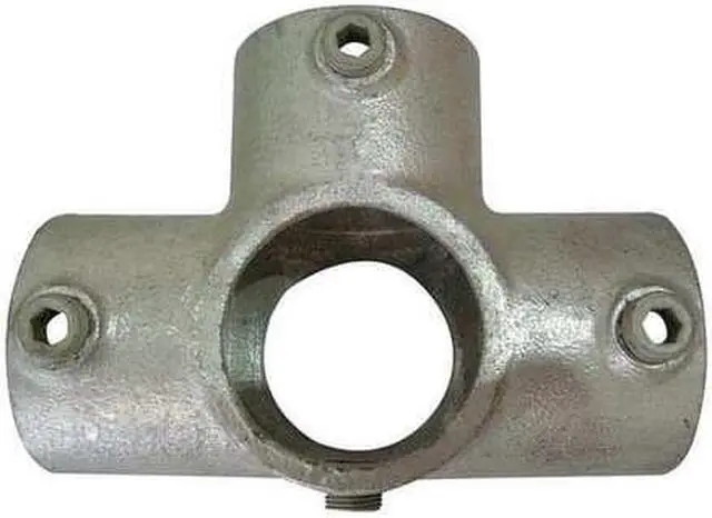 Main image of ZORO SELECT 30LX42 Structural Pipe Fitting, Cross, Cast Iron, 1.25 in Pipe