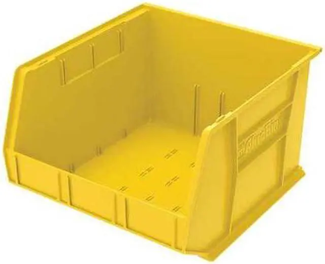 Alt view image 2 of 7 - AKRO-MILS 30270YELLO Yellow Hang and Stack Bin, 18"L x 16-1/2"W x 11"H, Outside
