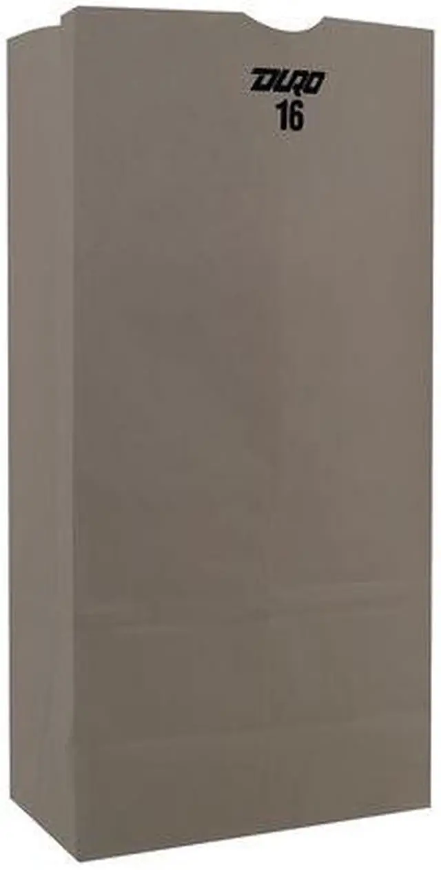 Alt view image 3 of 4 - Grocery Paper Bags #16 Size 7.75" x 4.81" x 16" White 500/Bundle 51036