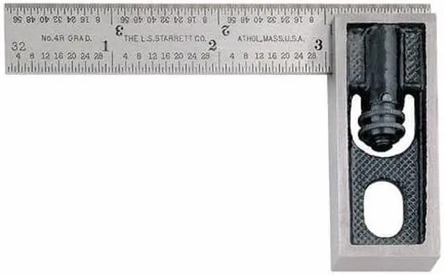 Alt view image 3 of 3 - STARRETT 13A Double Square,3-1/2x9/16 In,4R Grad,2 Pc